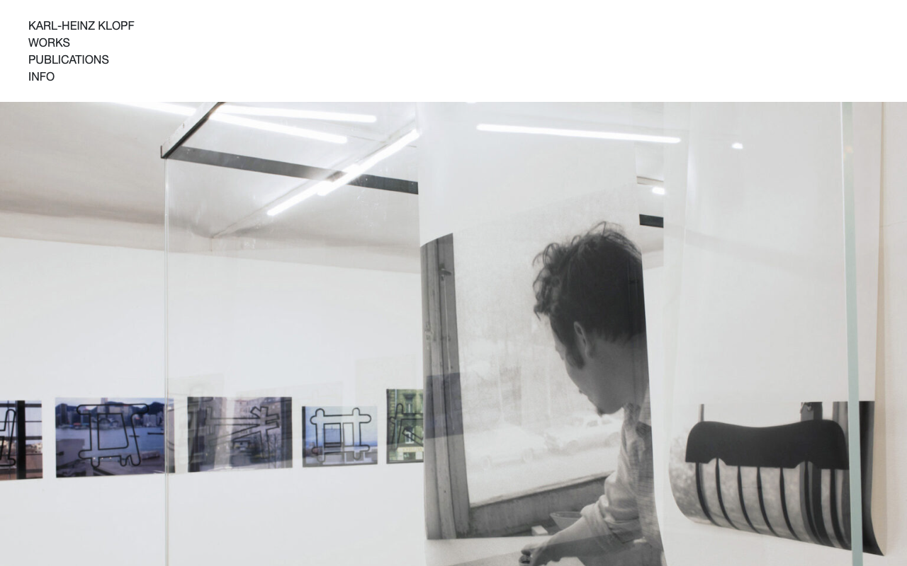 Screenshot Karl-Heinz Klopf – Künstler-Portfolio